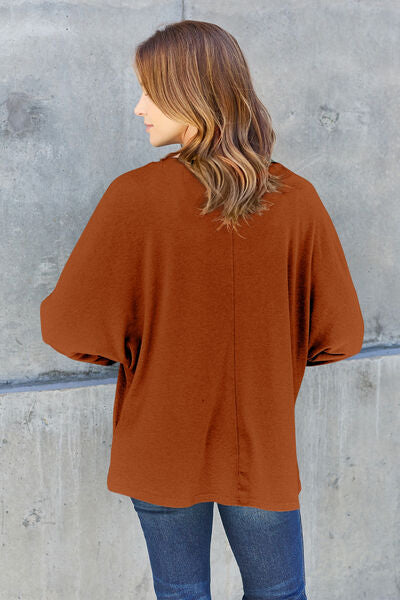 Round Neck Long Sleeve T-Shirt - T-Shirts - Shirts & Tops - 12 - 2024