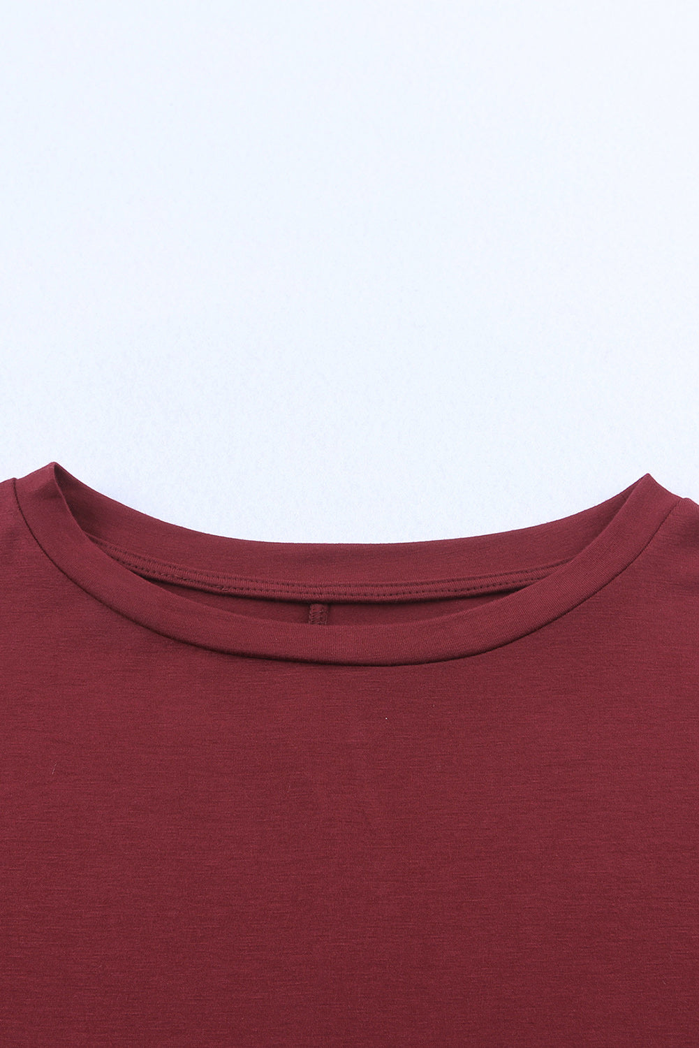 Round Neck Short Sleeve Tunic Tee - T-Shirts - Shirts & Tops - 15 - 2024