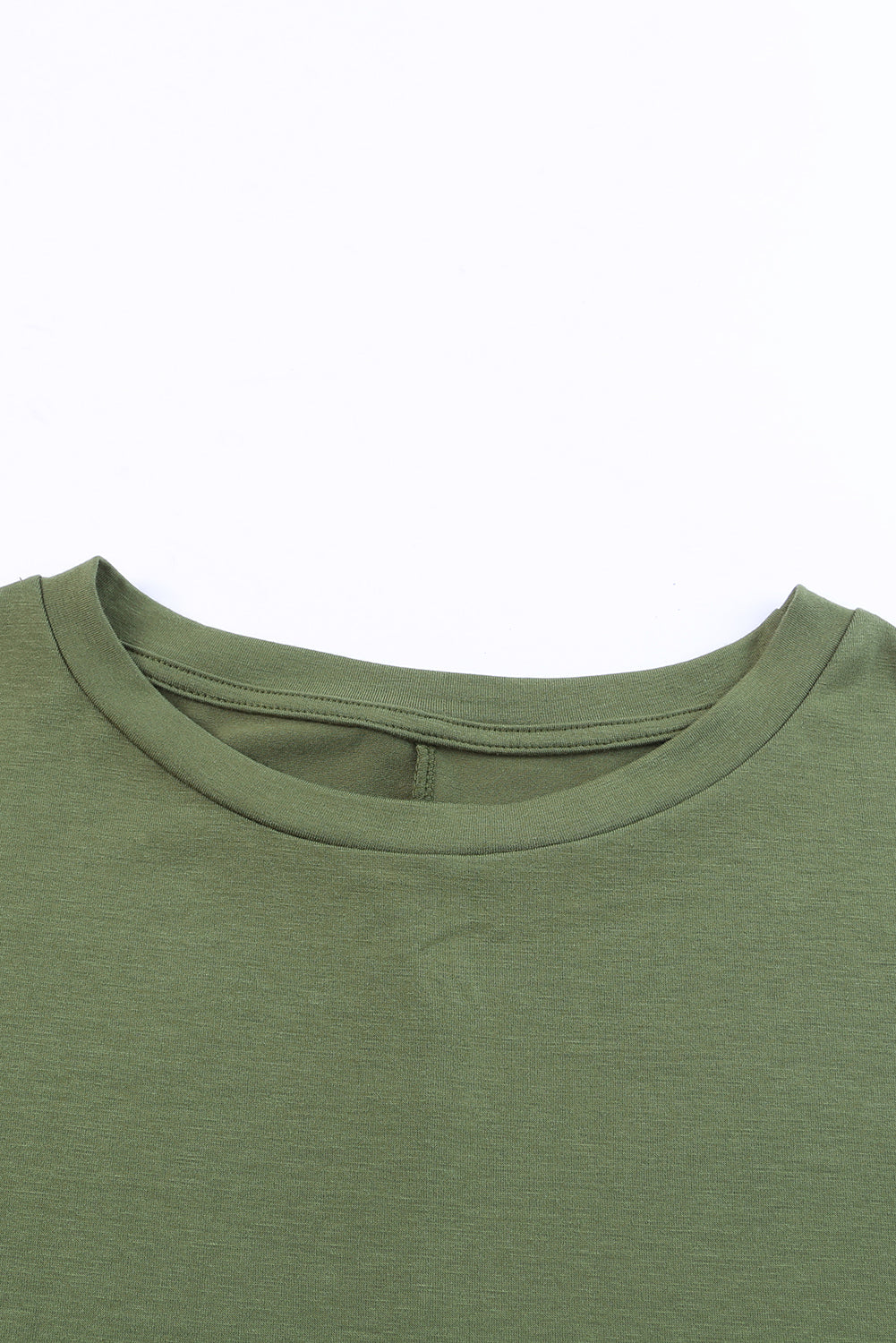 Round Neck Short Sleeve Tunic Tee - T-Shirts - Shirts & Tops - 6 - 2024