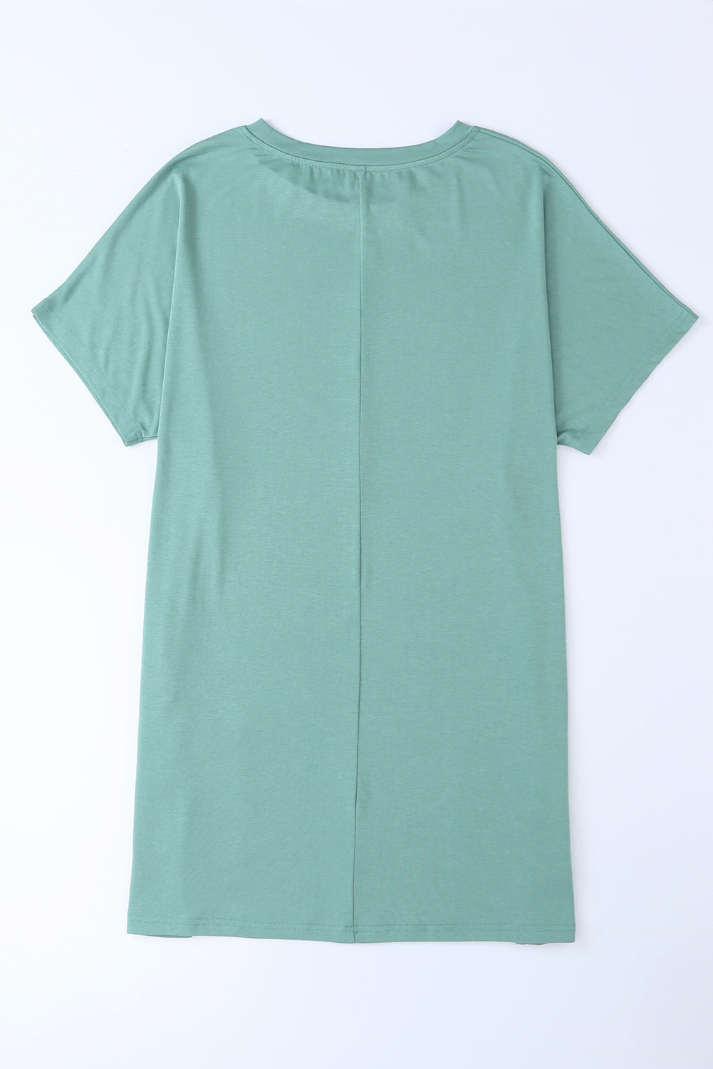 Round Neck Short Sleeve Tunic Tee - T-Shirts - Shirts & Tops - 12 - 2024