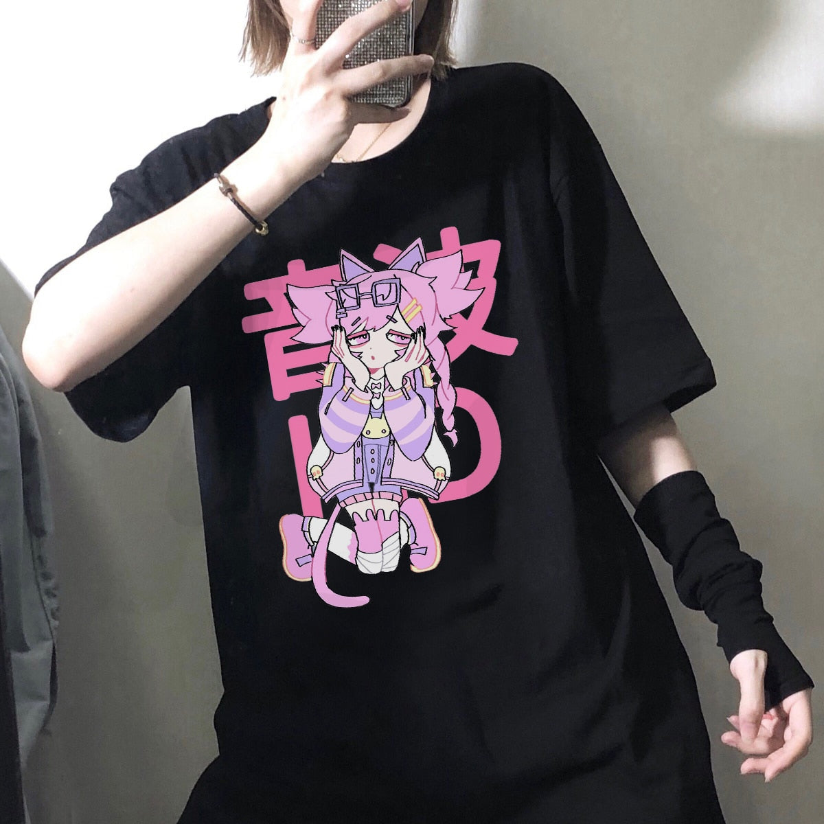 Sexy Harajuku Anime Girl Shirt - T-Shirts - Shirts & Tops - 3 - 2024
