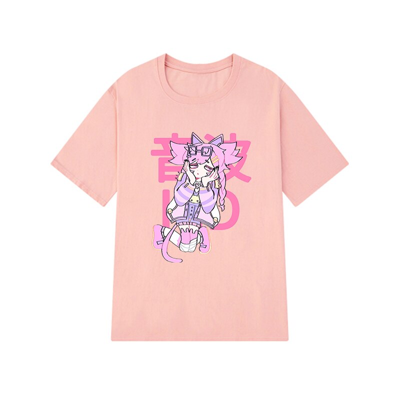 Sexy Harajuku Anime Girl Shirt - Mulberry / XL - T-Shirts - Shirts & Tops - 8 - 2024