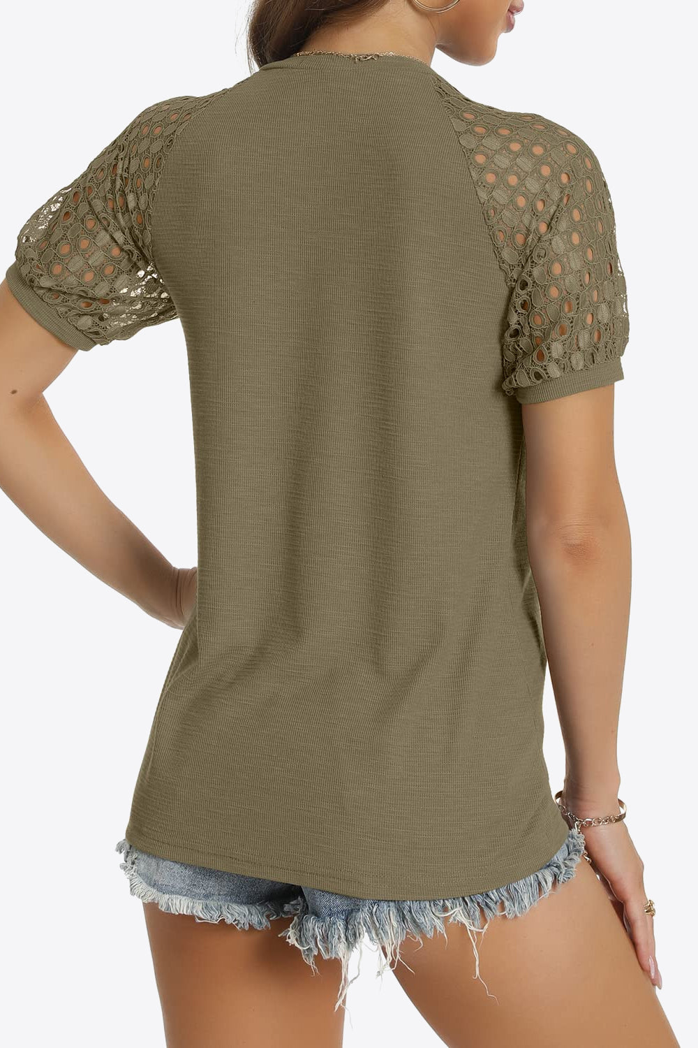 Short Sleeve V-Neck Tee - T-Shirts - Shirts & Tops - 15 - 2024