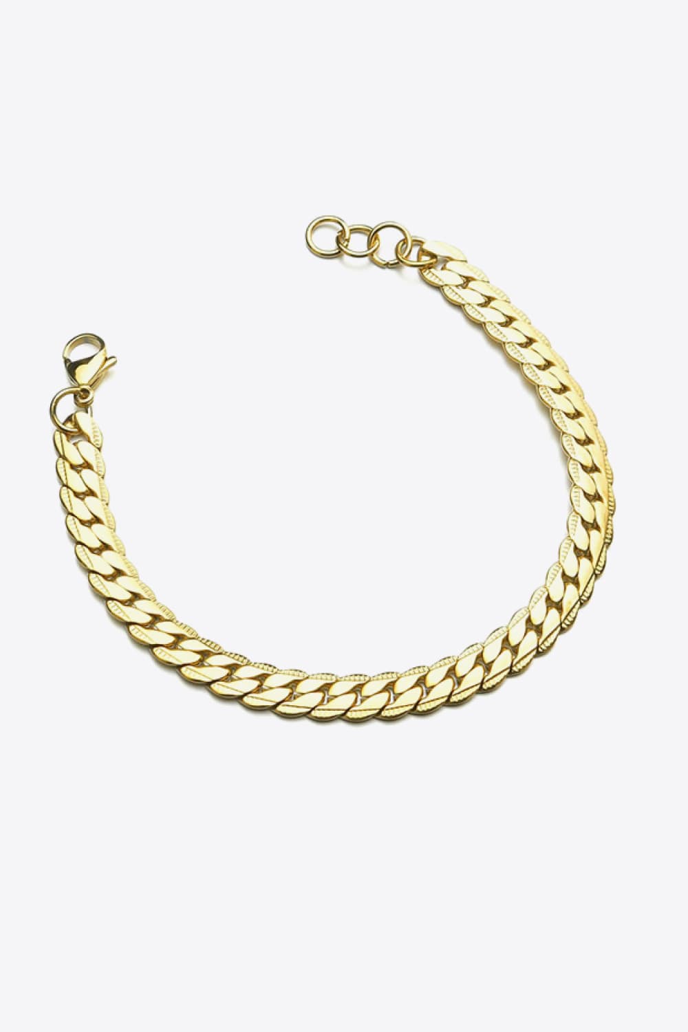 Stainless Steel Curb Chain Bracelet - T-Shirts - Bracelets - 3 - 2024