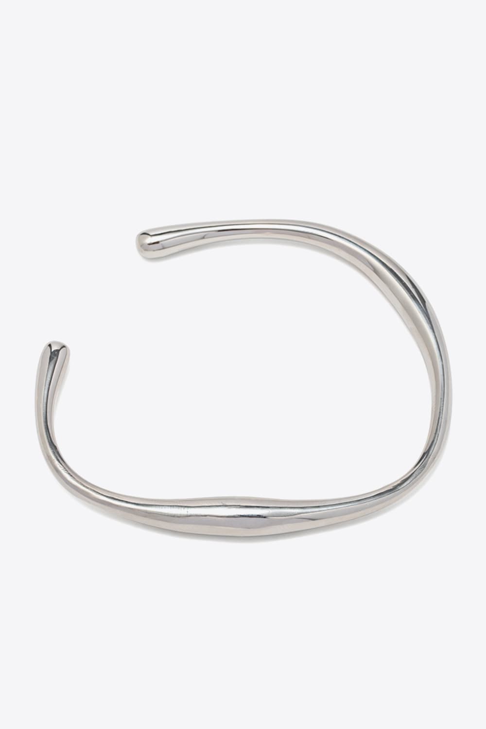 Stainless Steel Open Bracelet - Silver / One Size - T-Shirts - Bracelets - 1 - 2024