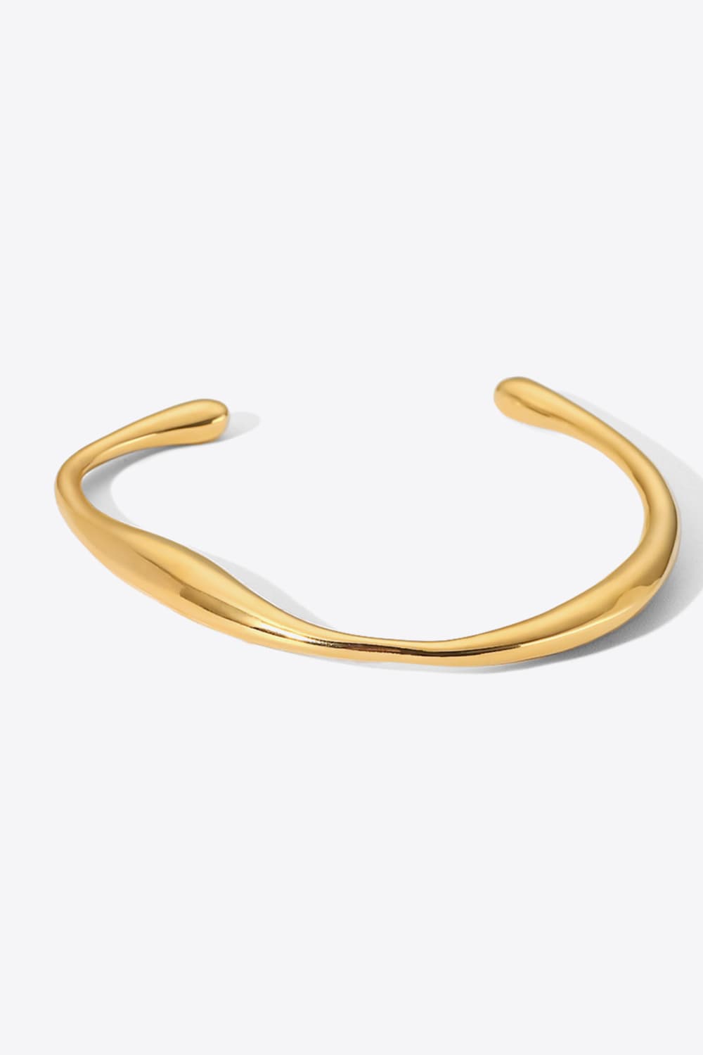 Stainless Steel Open Bracelet - Gold / One Size - T-Shirts - Bracelets - 4 - 2024
