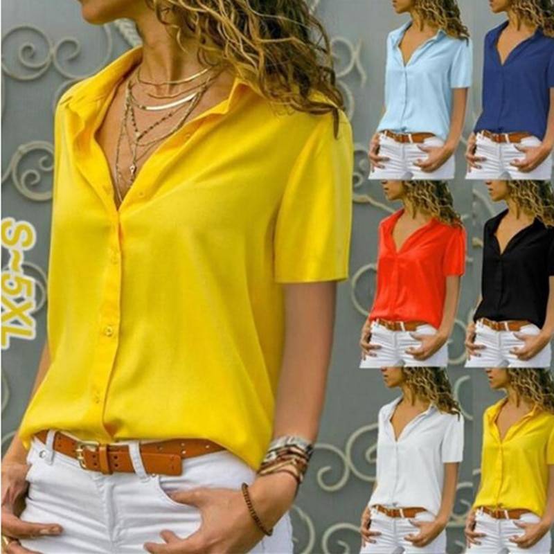 Summer Button Down Shirt - T-Shirts - Shirts & Tops - 7 - 2024