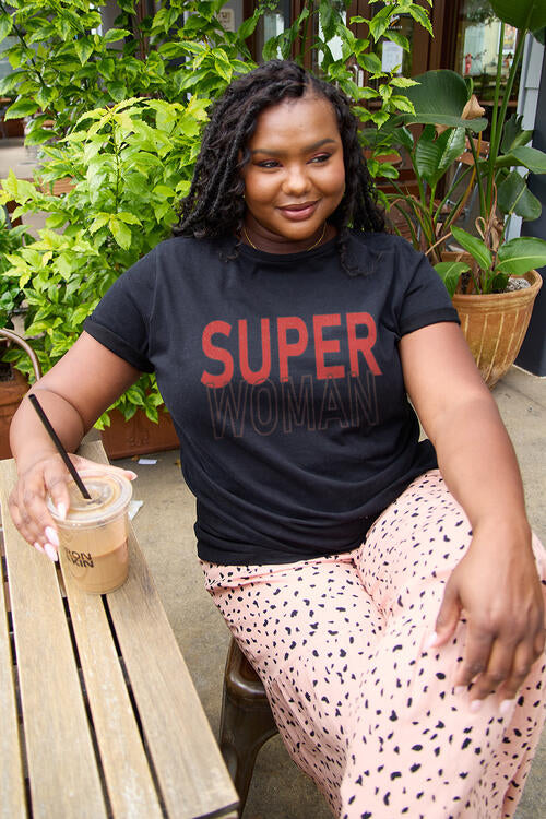 SUPERWOMAN Short Sleeve T-Shirt - Black / S - T-Shirts - Shirts & Tops - 6 - 2024