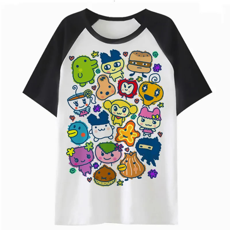 Tamagotchi Tama Friends Graphic T-Shirt - M - T-Shirts - Shirts & Tops - 1 - 2024