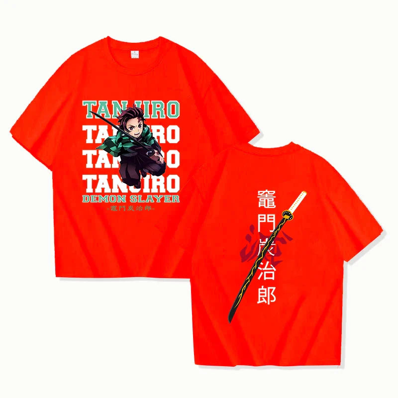 Tanjiro Demon Slayer Oversized Tee - Red / XS - T-Shirts - T-Shirts - 7 - 2024