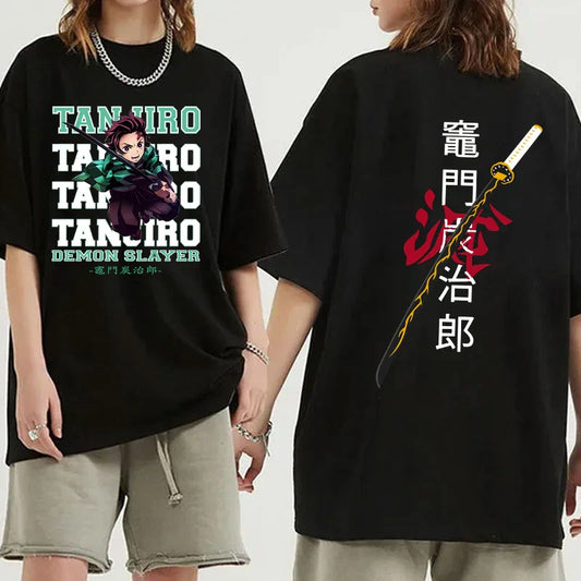 Tanjiro Demon Slayer Oversized Tee - T-Shirts - T-Shirts - 1 - 2024