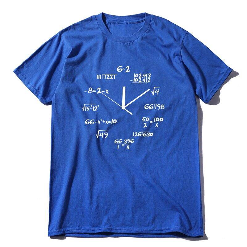 Unisex Math Clock T-Shirt - MA0120A-BL / XXXL - T-Shirts - Shirts & Tops - 14 - 2024