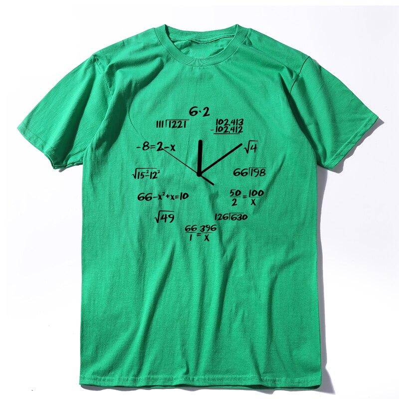 Unisex Math Clock T-Shirt - MA0120A-GREEN2 / XXL - T-Shirts - Shirts & Tops - 17 - 2024