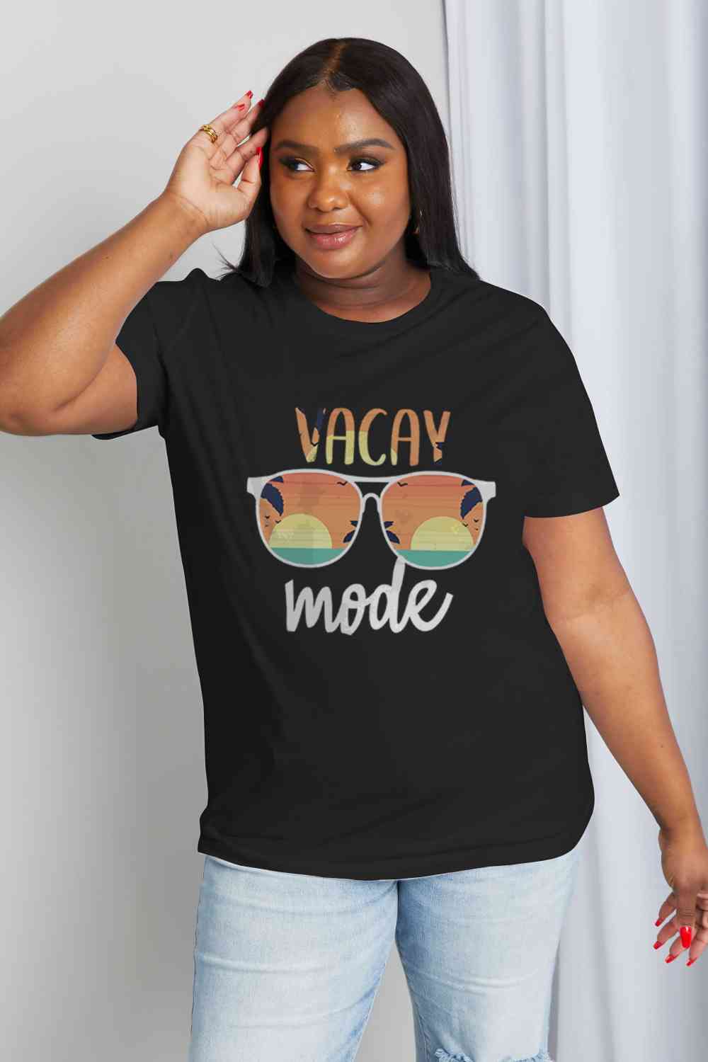 VACAY MODE Graphic Cotton Tee - T-Shirts - Shirts & Tops - 4 - 2024