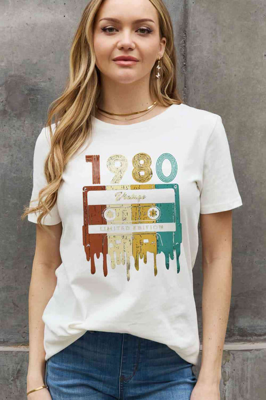 VINTAGE LIMITED EDITION Graphic Cotton Tee - Bleach / S - T-Shirts - Shirts & Tops - 1 - 2024