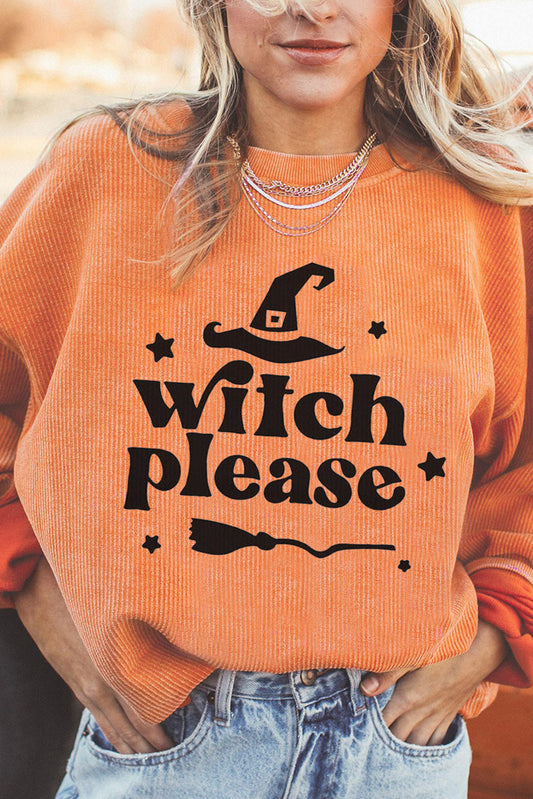 WITCH PLEASE Graphic Dropped Shoulder Sweatshirt - T-Shirts - Shirts & Tops - 2 - 2024