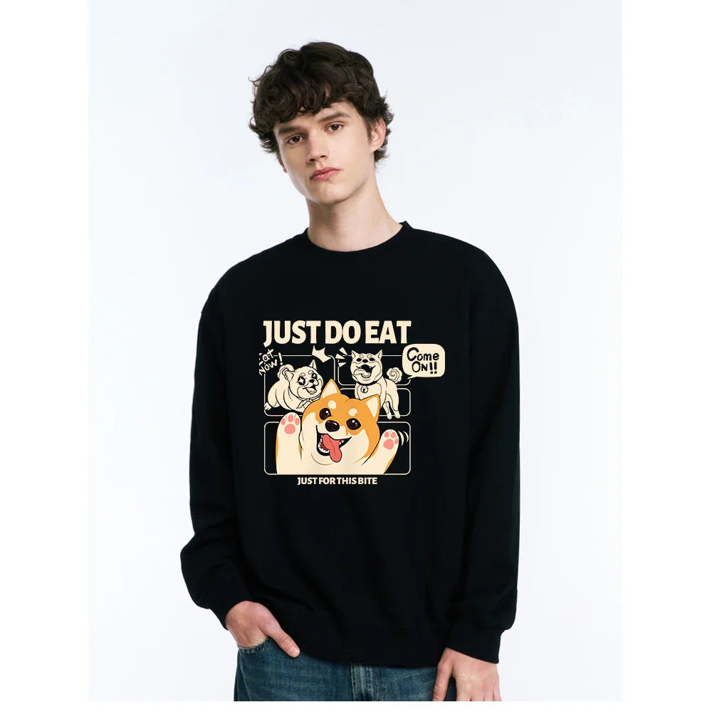 Women’s Cute Dog CrewNeck Sweatshirt - Casual Thermal Long Sleeve Pullover - T-Shirts - Shirts & Tops - 6 - 2024