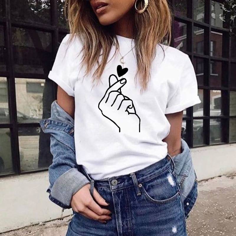 Women’s Harajuku Printed T-Shirts - style 2 white / S - T-Shirts - Shirts & Tops - 27 - 2024