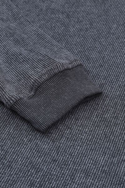 XOXO Sequin Round Neck Dropped Shoulder Sweatshirt - T-Shirts - Shirts & Tops - 3 - 2024