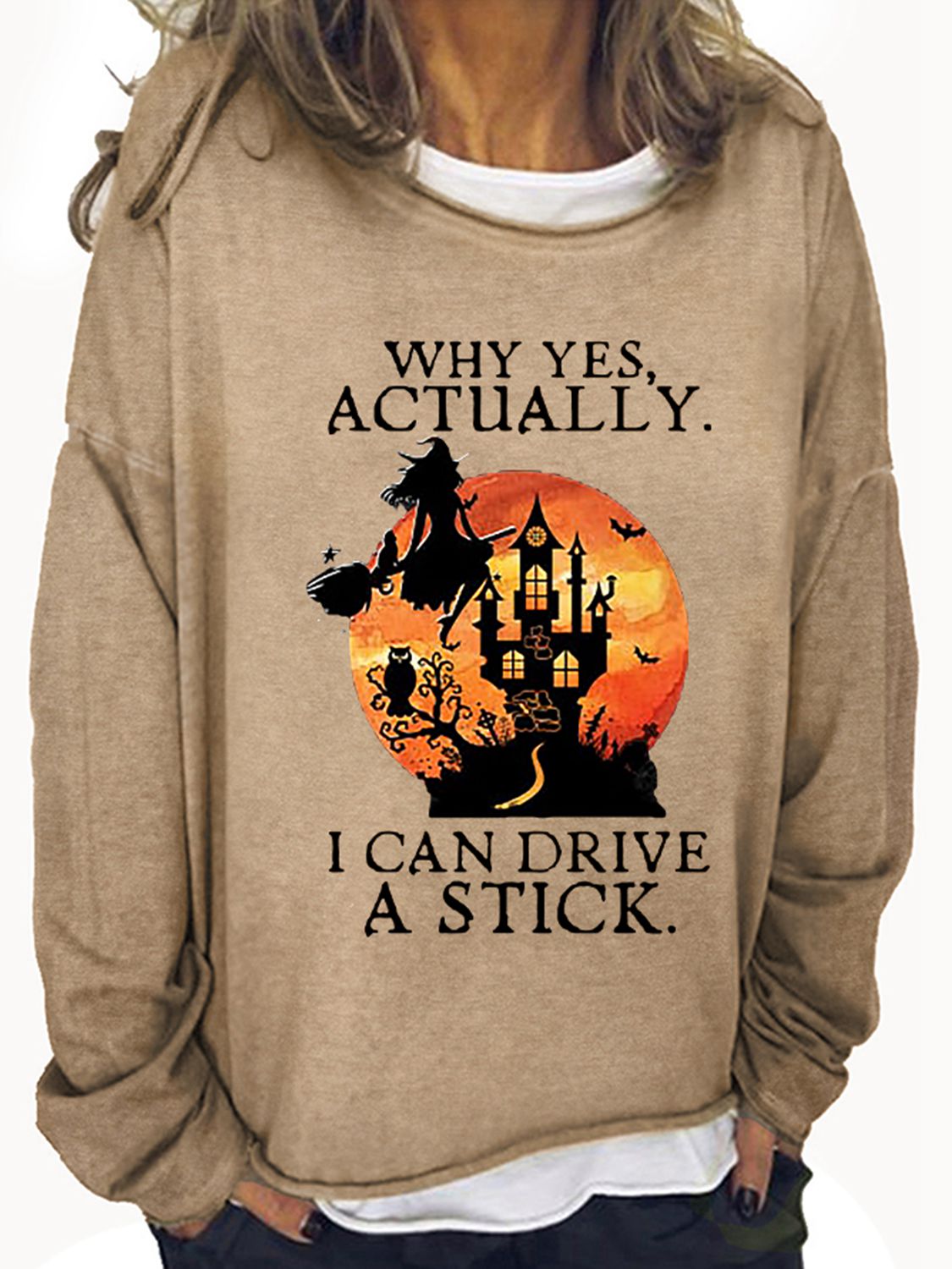 Why Yes Actually I Can Drive A Stick Sweatshirt - Brown / S - T-Shirts - Shirts & Tops - 13 - 2024