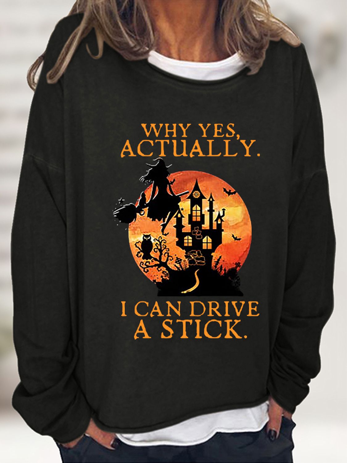 Why Yes Actually I Can Drive A Stick Sweatshirt - Black / S - T-Shirts - Shirts & Tops - 7 - 2024