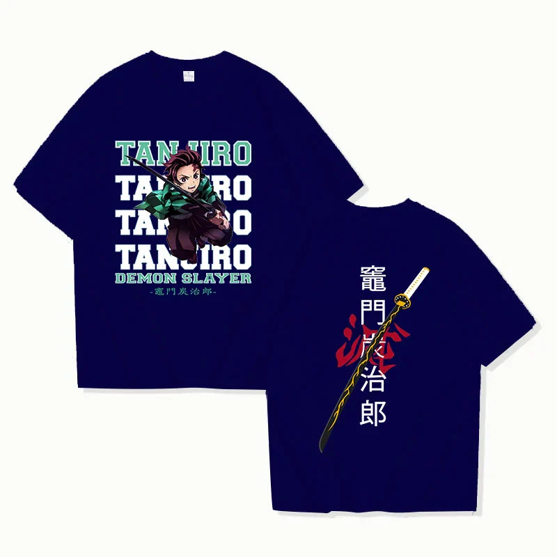 Tanjiro Demon Slayer Oversized Tee - T-Shirts - T-Shirts - 6 - 2024