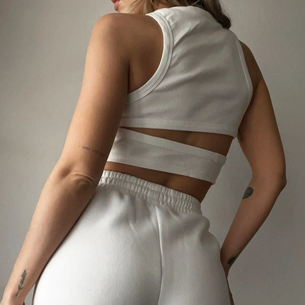 Casual Tank Crop Tops - T-Shirts - 3