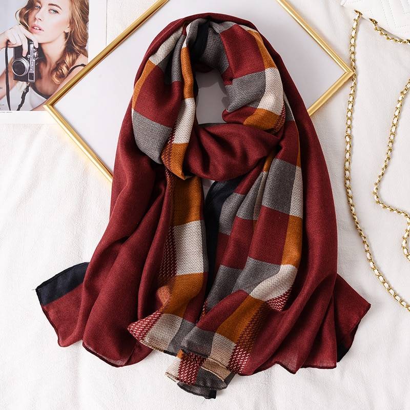 Plaid Tartan Street Fashion Scarves - 38 - Women’s Clothing & Accessories - Scarves - 29 - 2024