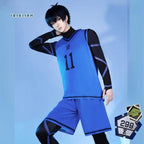 Lock Isagi Yoichi Cosplay Set – Anime Sports Jersey & Jumpsuit - Women’s Clothing & Accessories - Sets - 8