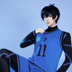 Lock Isagi Yoichi Cosplay Set – Anime Sports Jersey & Jumpsuit - Women’s Clothing & Accessories - Sets - 5