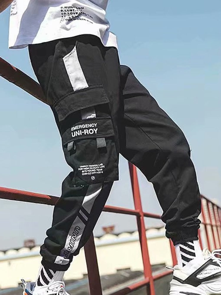 Techwear Cargo Pants - M / T51 White Edge - Bottoms - Pants - 11 - 2024