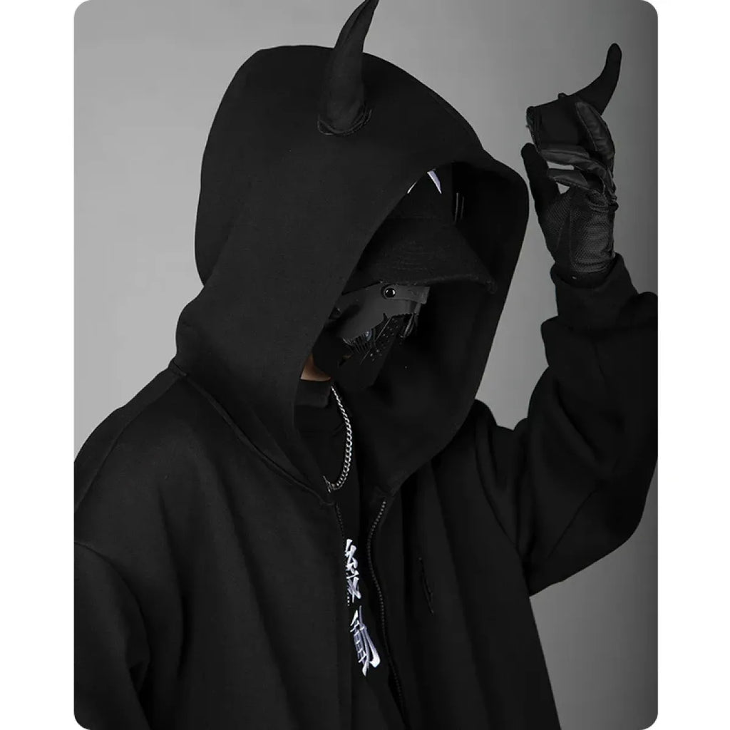 Techwear Devil Hoodie - Hoodies & Sweatshirts - 1