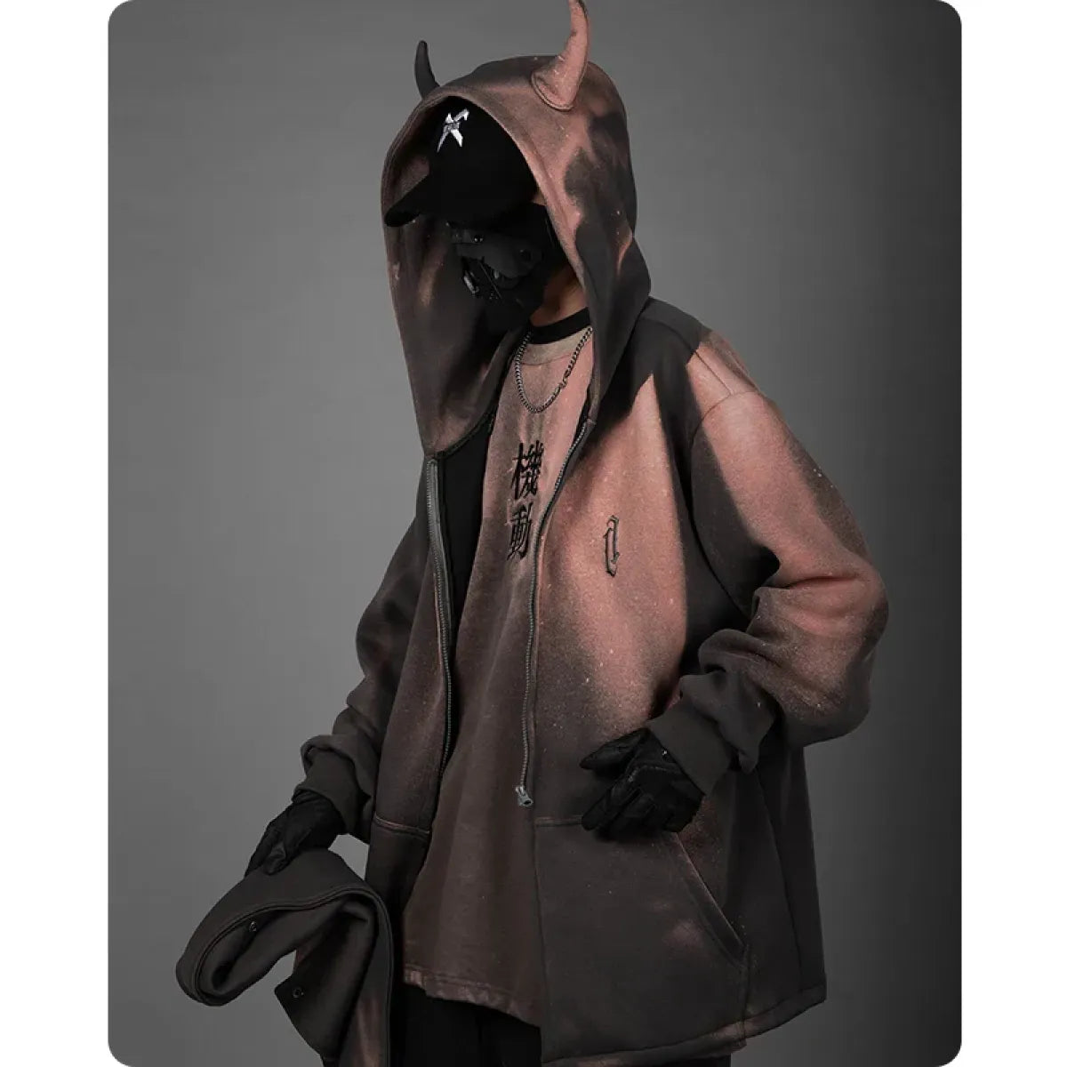 Techwear Devil Hoodie - Hoodies & Sweatshirts - 3