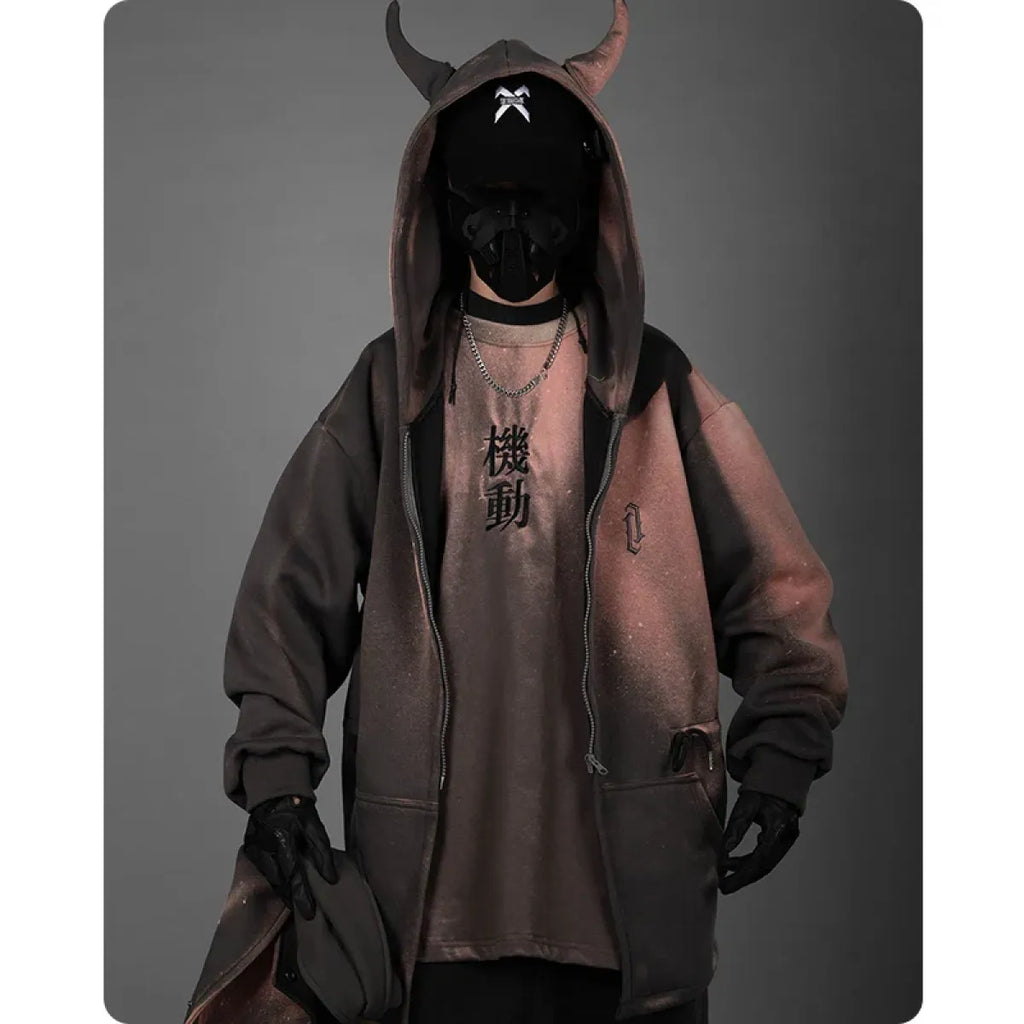 Techwear Devil Hoodie - Hoodies & Sweatshirts - 4
