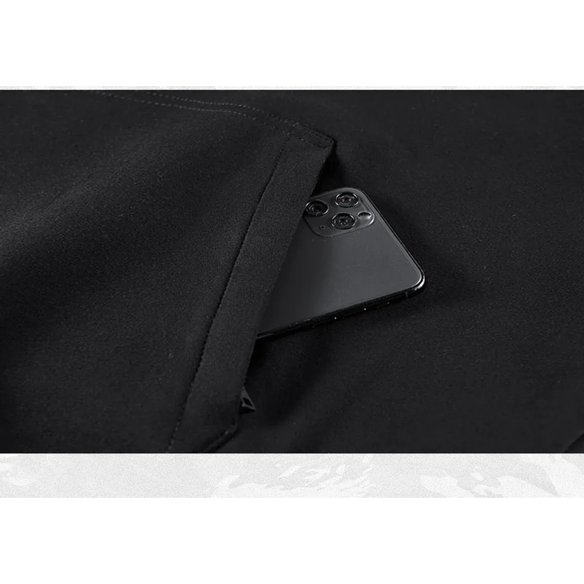 Techwear High Neck Hoodie - Hoodies & Sweatshirts - Men’s Hoodies - 10