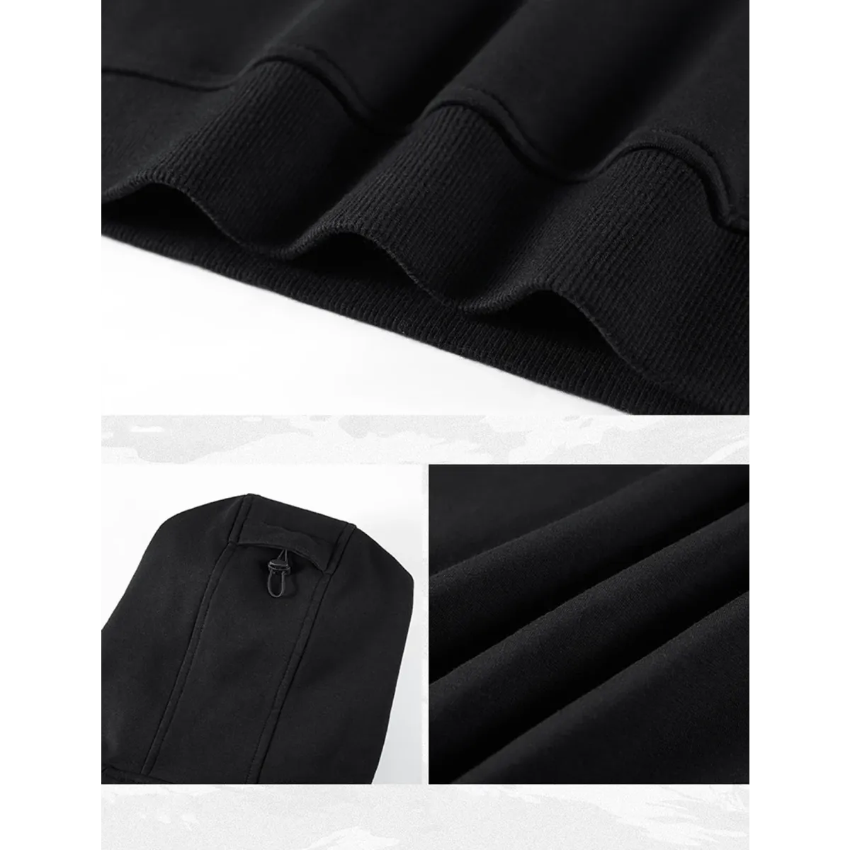 Techwear High Neck Hoodie - Hoodies & Sweatshirts - Men’s Hoodies - 12