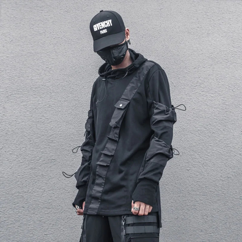 Harajuku Multi-Pocket Techwear Hooded Sweatshirt - T-Shirts - Coats & Jackets - 3 - 2024