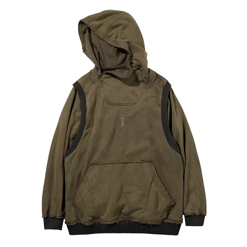 Vintage Multi-Pocket Techwear Hoodie Unisex - Hoodies & Sweatshirts - Shirts & Tops - 6 - 2024