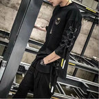 Techwear Lace-Up T-Shirt - T-Shirts - 1