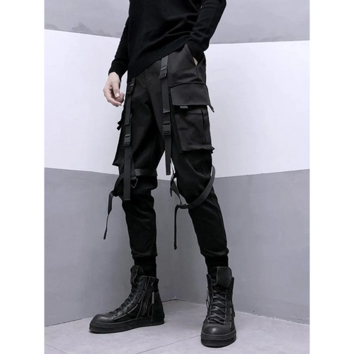 Techwear Slim Fit Pants - Bottoms - 1
