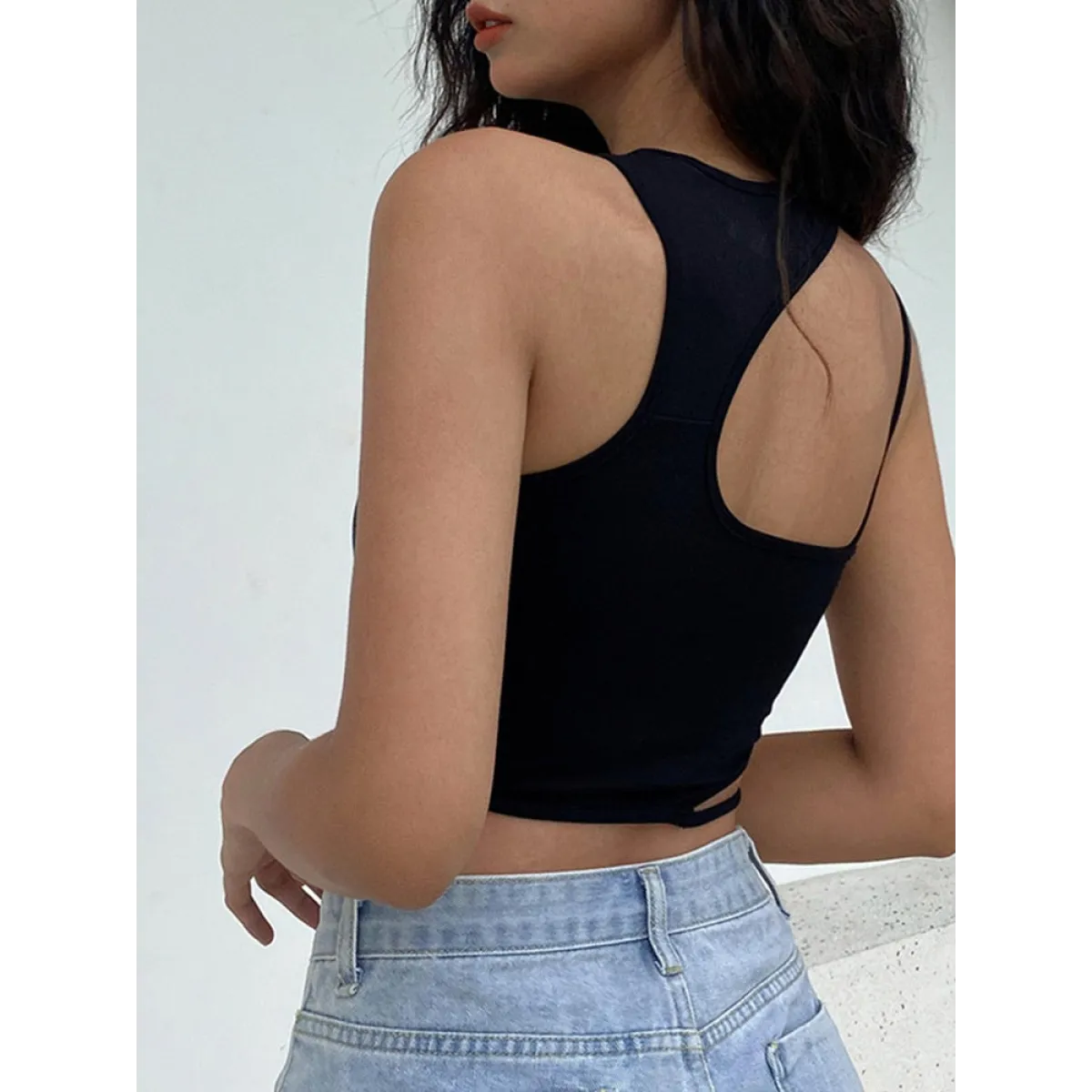 Sexy Hollow Out Techwear Tee - T-Shirts - Shirts & Tops - 4 - 2024