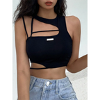 Sexy Hollow Out Techwear Tee - T-Shirts - Shirts & Tops - 5 - 2024