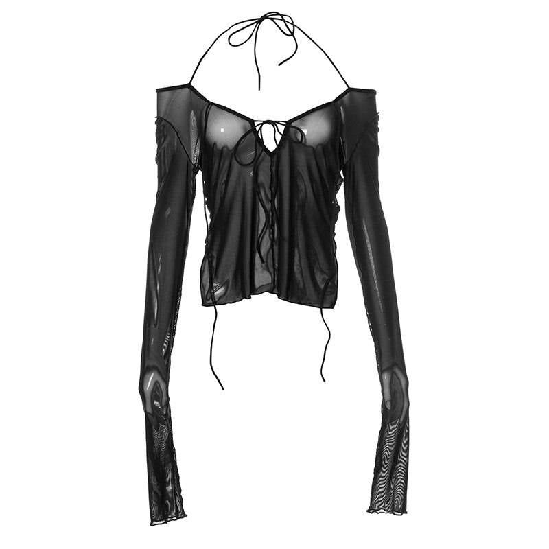 Sexy See Through Techwear Tops - T-Shirts - Clothing Tops - 16 - 2024