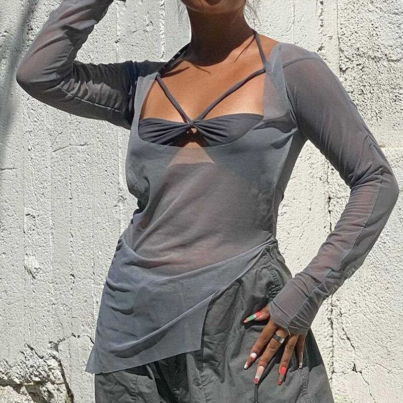 Sexy See Through Techwear Tops - T-Shirts - Clothing Tops - 27 - 2024