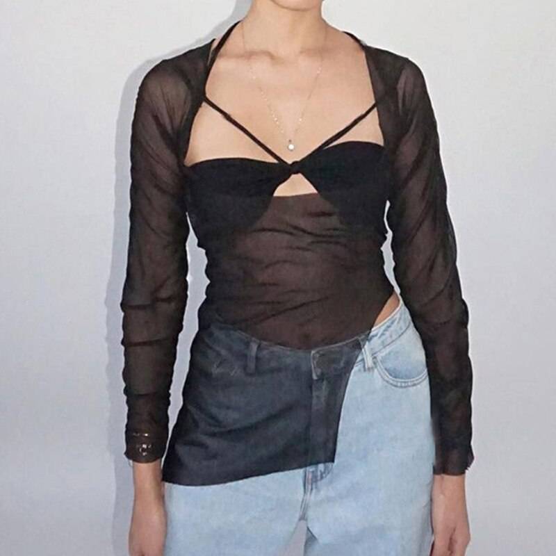 Sexy See Through Techwear Tops - T-Shirts - Clothing Tops - 29 - 2024