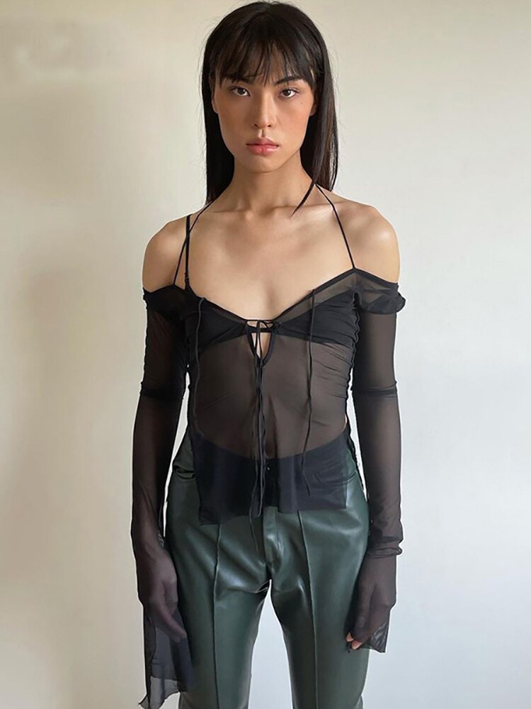 Sexy See Through Techwear Tops - T-Shirts - Clothing Tops - 3 - 2024