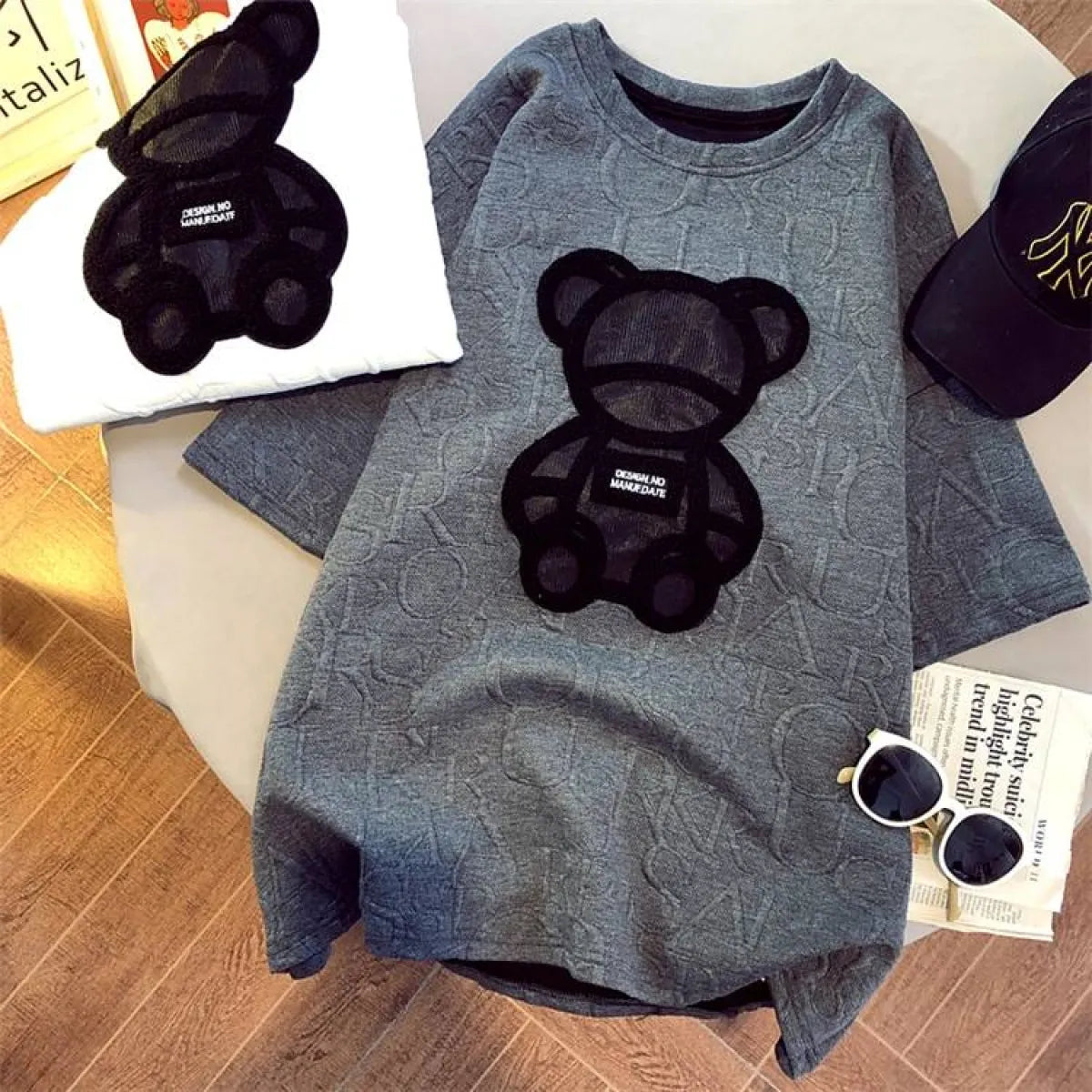 Teddy Bear Harajuku Tee - T-Shirts - 11