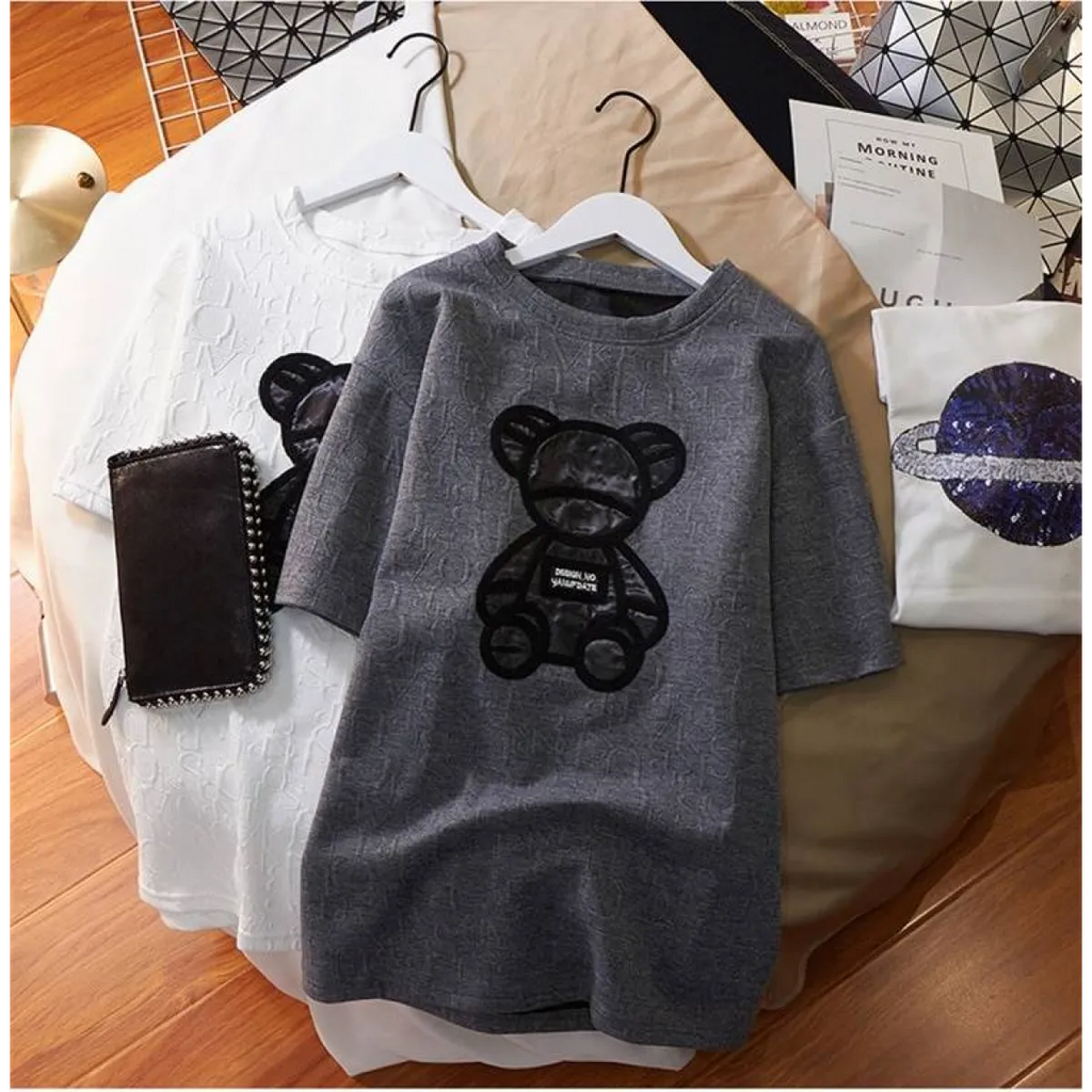 Teddy Bear Harajuku Tee - T-Shirts - 14