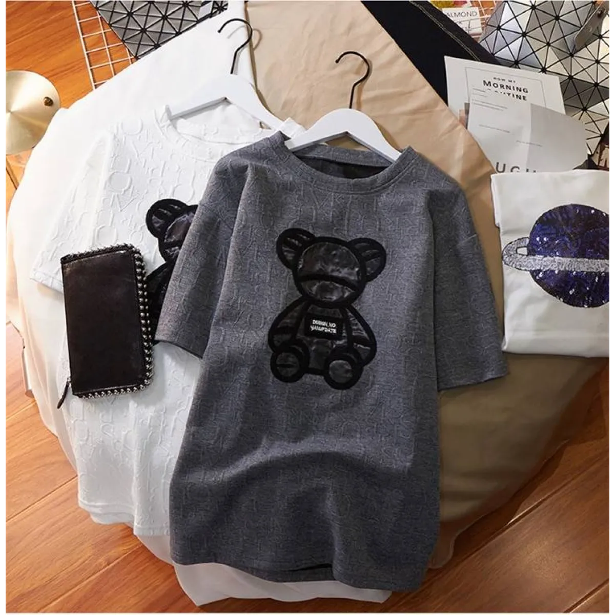 Teddy Bear Harajuku Tee - T-Shirts - 14