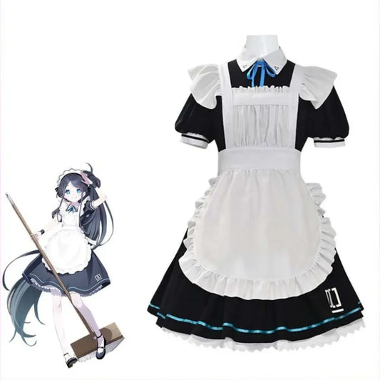 Tendou Arisu French Maid Cosplay Dress – Blue Archive - All Dresses - Cosplay - 1